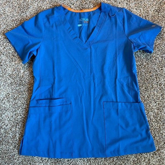 Scrubjoy royal blue scrub set (1 scrub pant, 2 shirts) - Picture 8 of 8